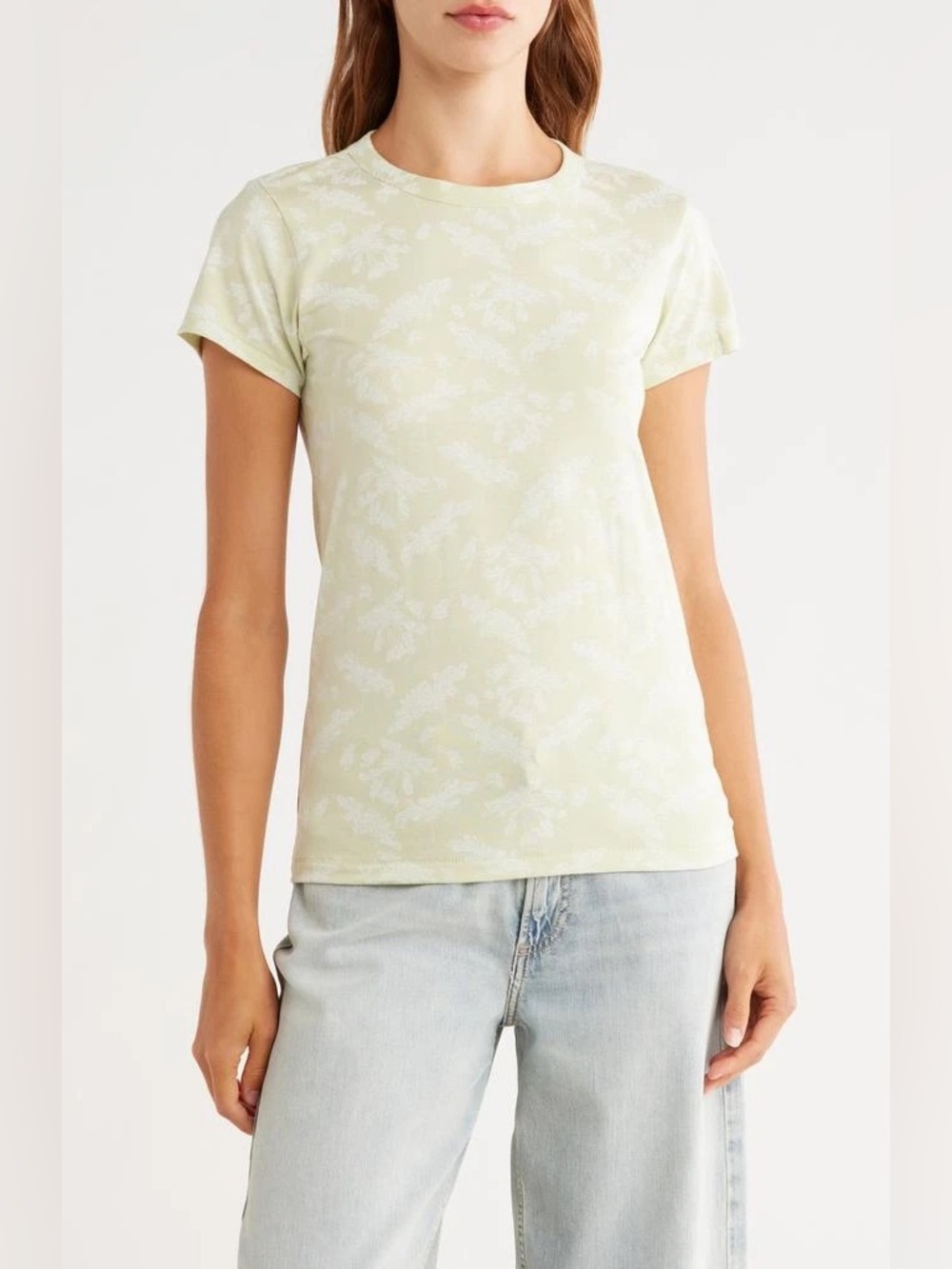 rag & bone All summer long leaf t-shirt , sz : XL